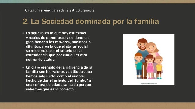 Formas de estructura social