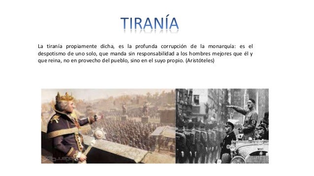 Formas de gobierno