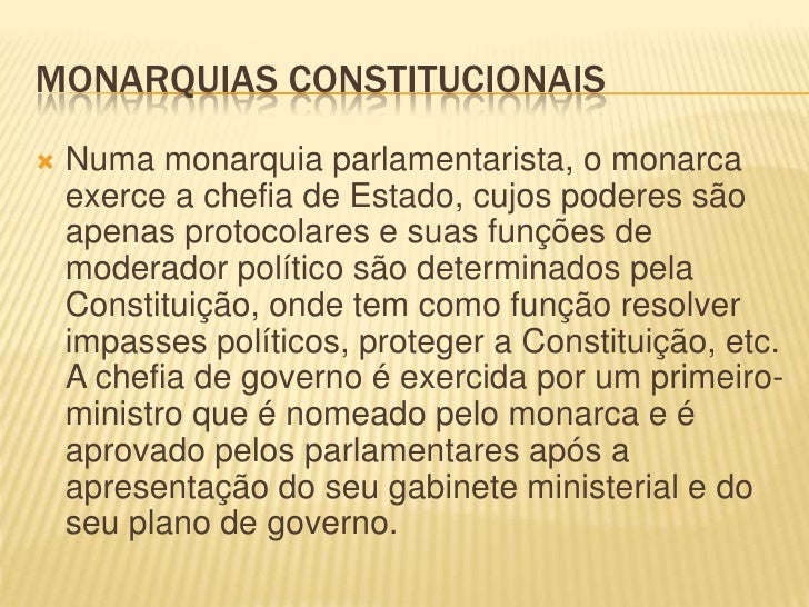 Formas De Governo