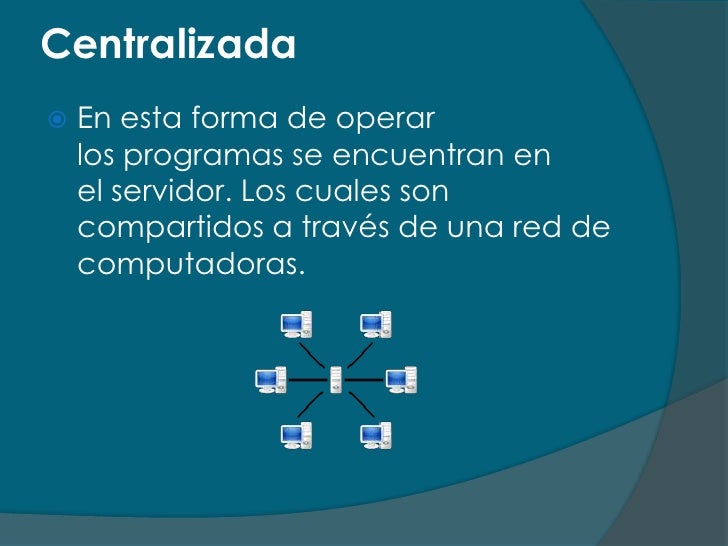 Formas de operar un centro de computo