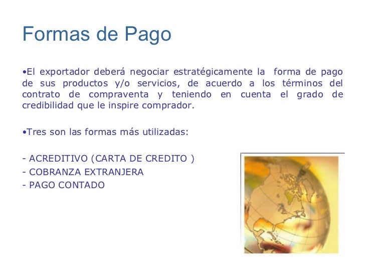 Formas De Pago