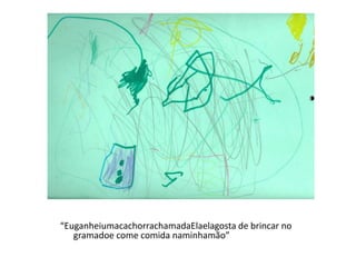 “EuganheiumacachorrachamadaElaelagosta de brincar no
   gramadoe come comida naminhamão”
 