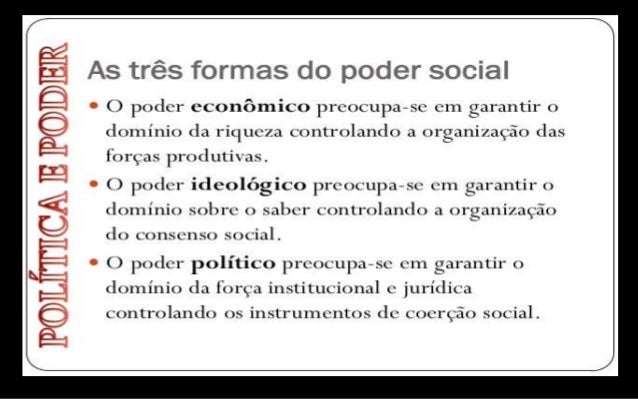 Formas de poder e sua influência no cotidiano