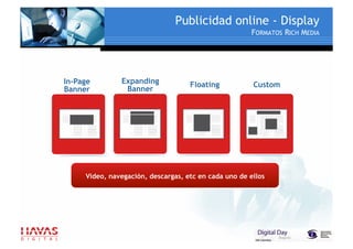 Publicidad online - Display
                                                       FORMATOS RICH MEDIA




In-Page        ...