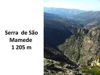Serra  de São 
Mamede 
1 205 m
 