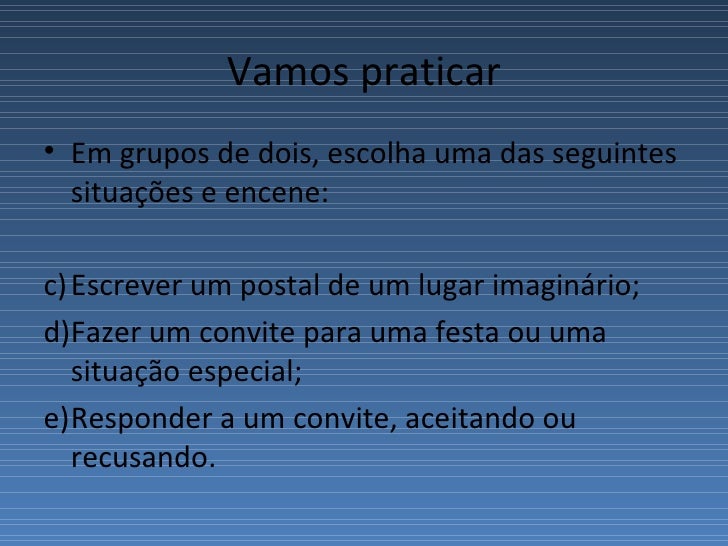 Formas de tratamento
