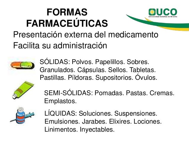 Formas Farmaceuticas Vias De Administracion Vr Redes
