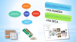 TIPOS
GRANULADOS
EFERVESCENTES
GRANULADOS
RECUBIERTOS
GRANULADOS DE
LIBERACION
MODIFICADA
GRANULADOS
GASTRORESISTENTES
 