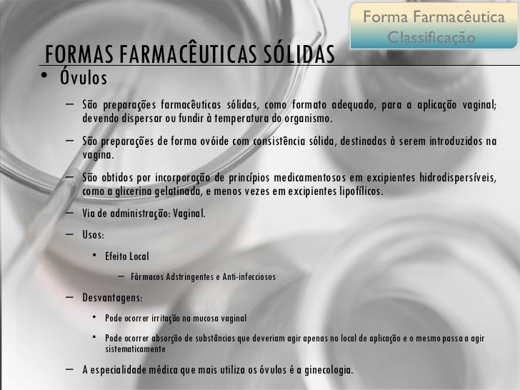 Formas Farmaceuticas