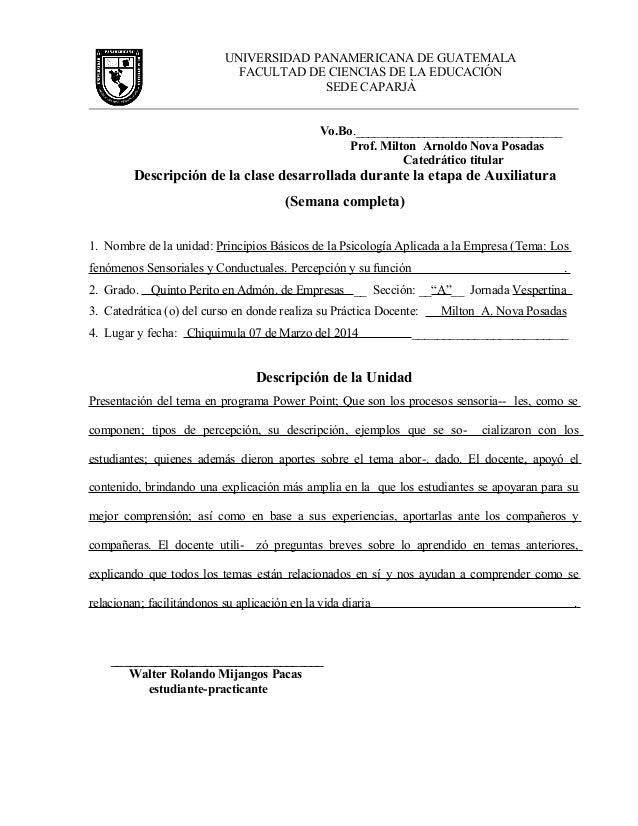 Formas para el informe de practica manual de practica 
