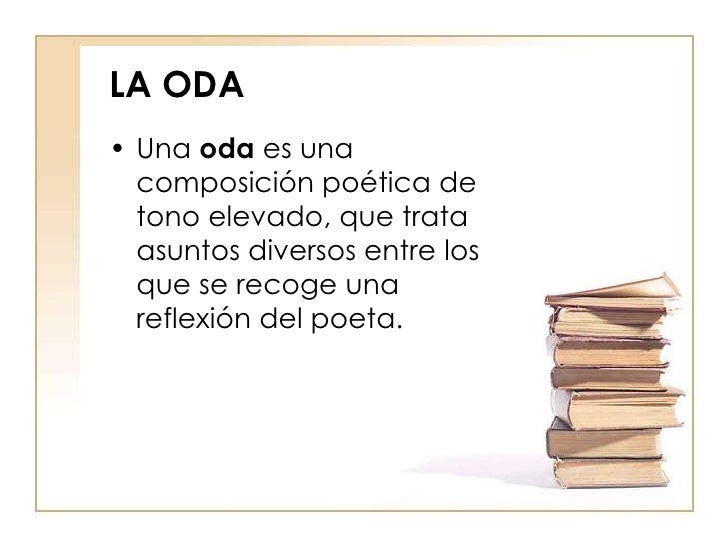 que es una oda que es una oda