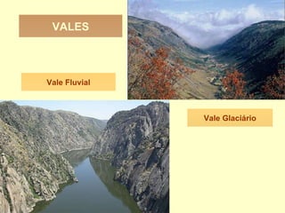 VALES Vale Fluvial Vale Glaciário 