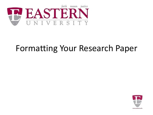 formatting your research paper research paper formatting