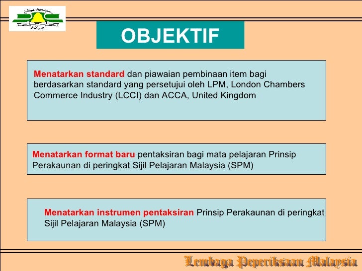 Format Baru Spm Prinsip Akaun
