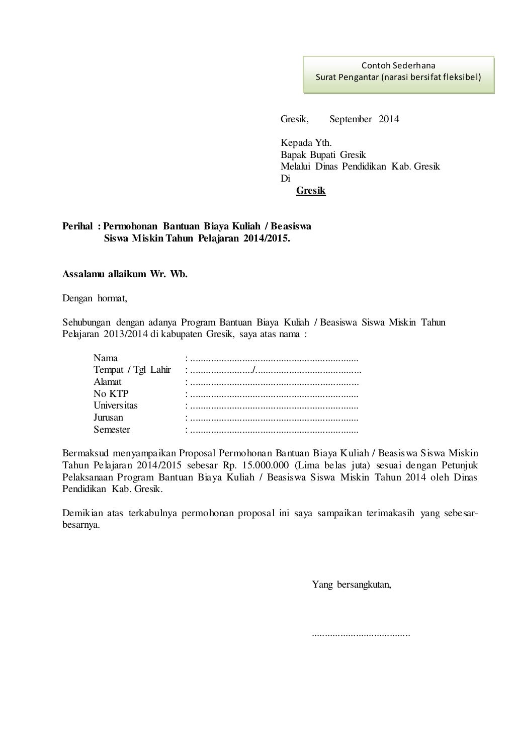 Format proposalbeasiswa SMA Sederajat Format proposalbeasiswa SMA Sederajat