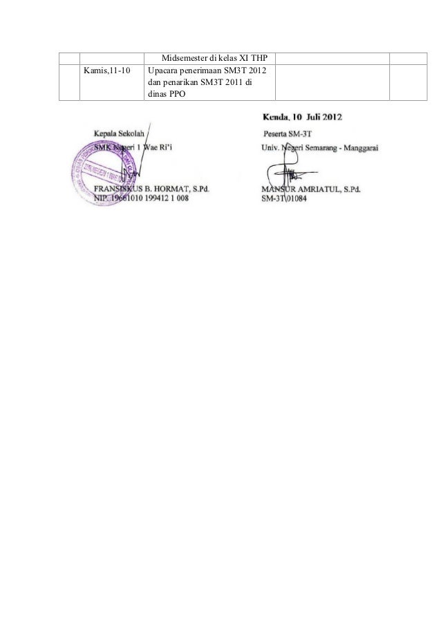 Format 3 lap SM3T 2011 UNNES-MANGGARAI