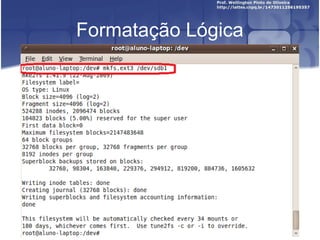 Formatação Lógica

 