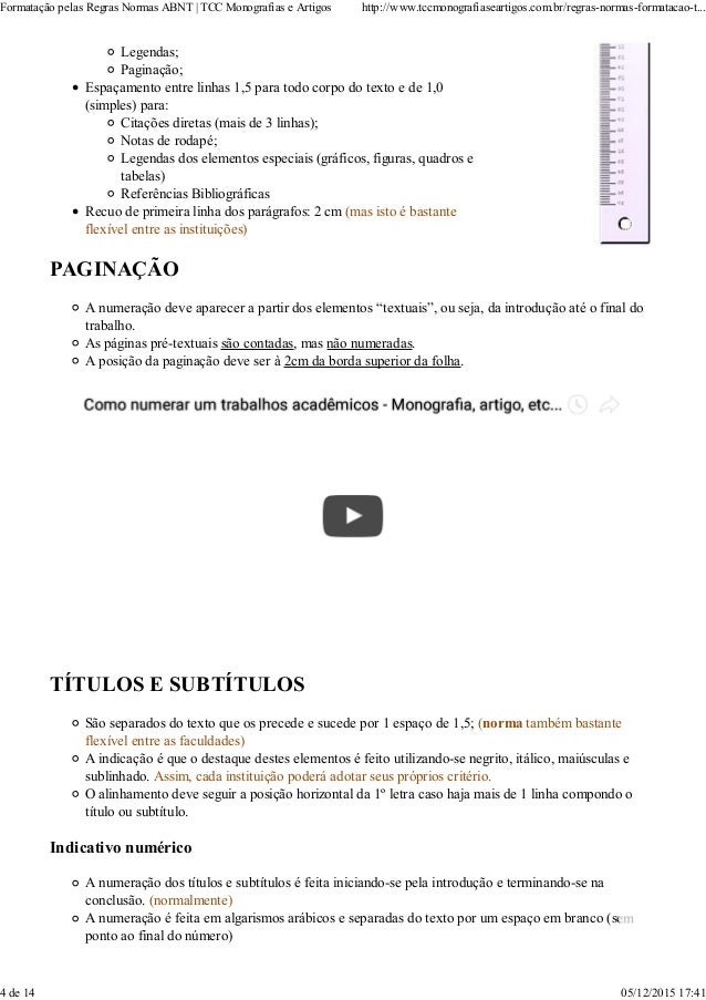 Abnt paginação Abnt paginação
