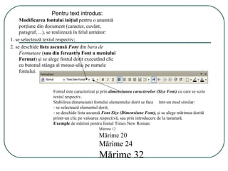 Formatarea la nivel_de_caracter | PPT