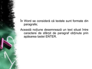 Formatareparagrafe | PPT