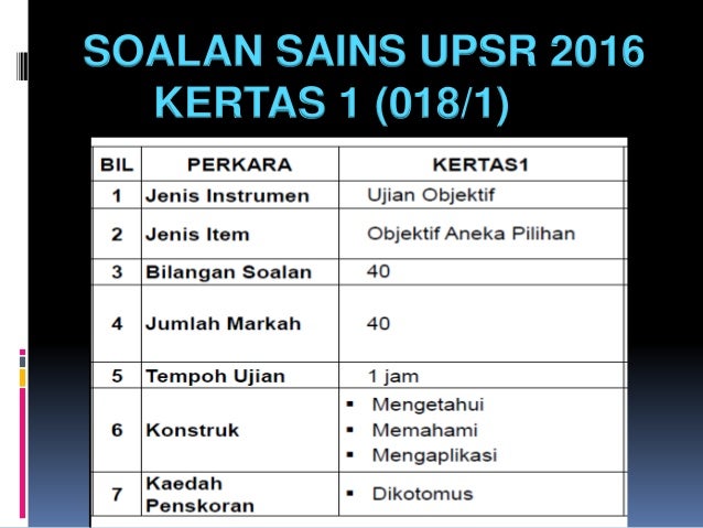 Format baru upsr sn 2016