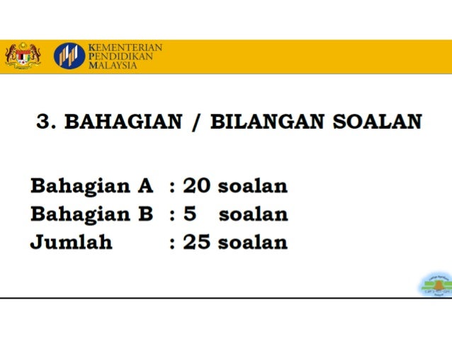 Format BM UPSR 2016