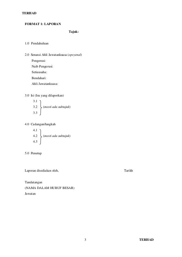 Format & contoh esei pbs bm