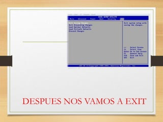 DESPUES NOS VAMOS A EXIT 
 