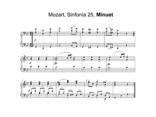 Mozart, Sinfonía 25, Minuet
 