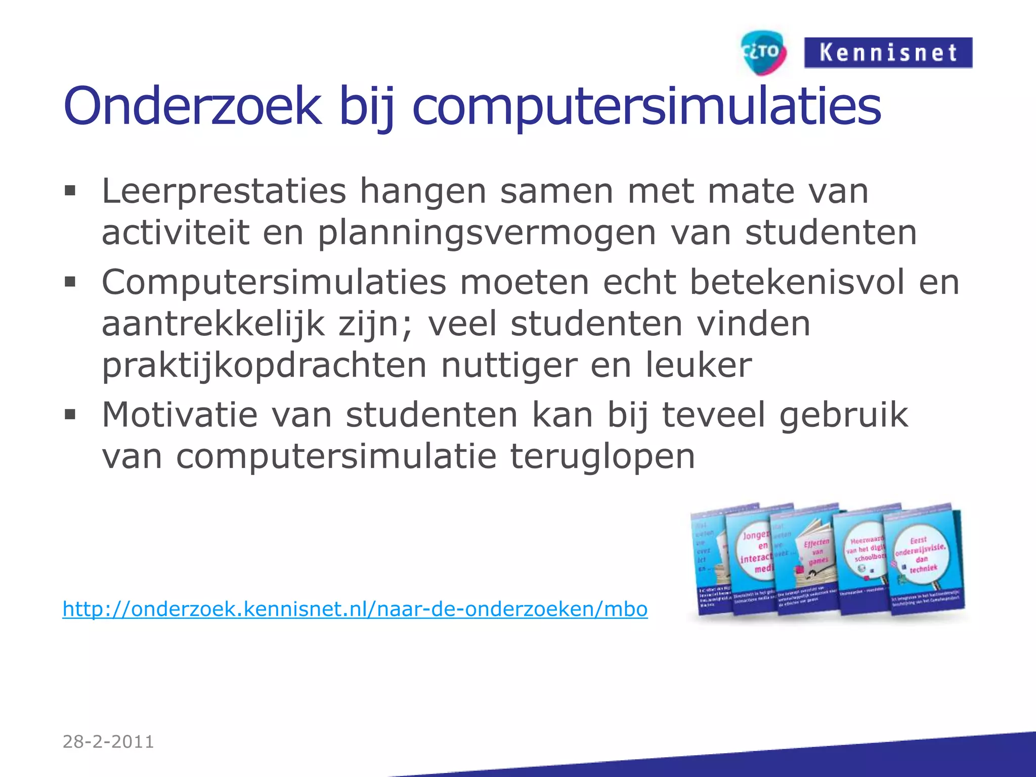 Simulatie in gezondheidszorg27-2-2011