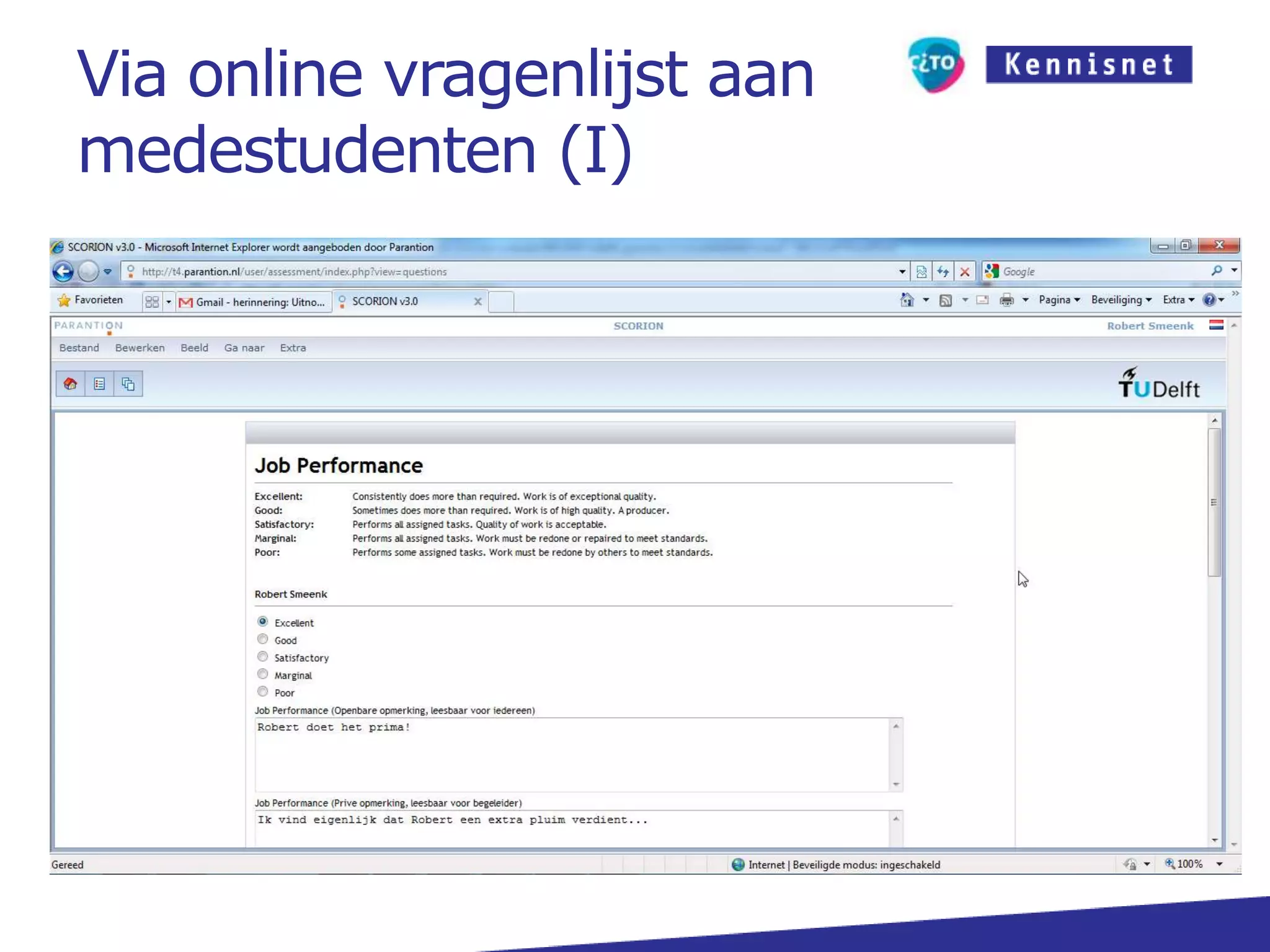 Beoordelingslijst (rubrics) (I)27-2-2011