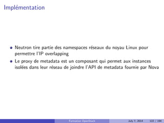 guration 
Paquet : keystone 
Con 