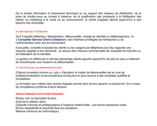 Formation Callcenter