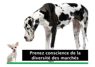 2013 Copyright : WTC Rennes / InPuzzle / Media-Marque
Frédéric Million / Grégoire Lockhart
Prenez conscience de la
diversité des marchés
 