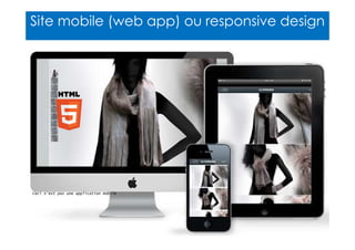 2013 Copyright : WTC Rennes / InPuzzle / Media-Marque
Frédéric Million / Grégoire Lockhart
Ceci n’est pas une application mobile
Site mobile (web app) ou responsive design
 