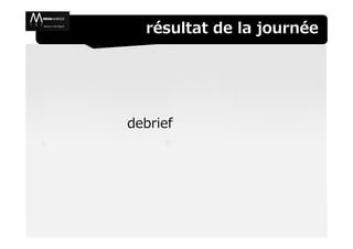 résultat de la journée




debrief
 