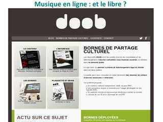 Musique en ligne : et le libre ?
 