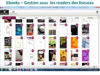 Récupérer image au boulot
Ebooks – Gestion sous les readers des liseuses
 