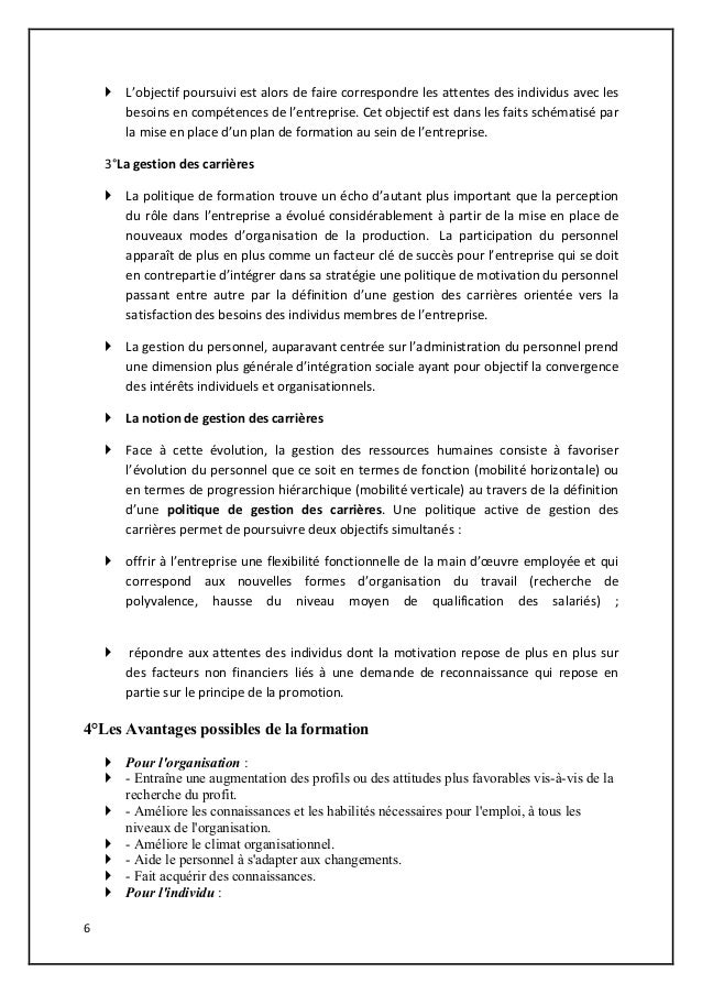 Processus D Elaboration D Un Plan De Formation