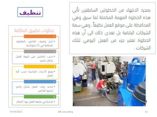 19/09/2025 KBI consulting 42
‫تنظيف‬
 