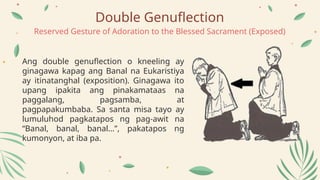Genuflection Examples Altar Server Ministry formation seminars | PPTX