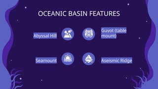 The Structure, Features, and Evolutionary Stages of Oceanic Basins ...