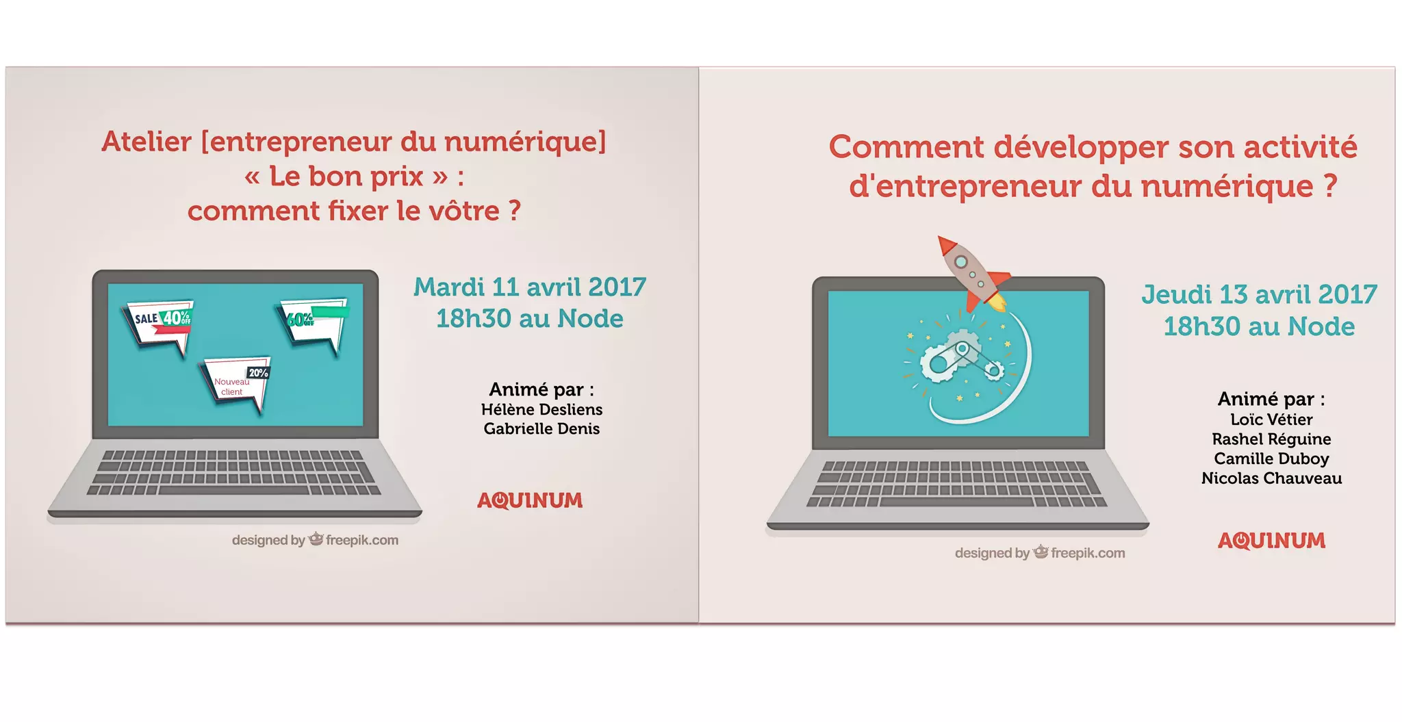 2 ateliers pour développer l'activité commerciale des startups