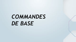 COMMANDES
DE BASE
 