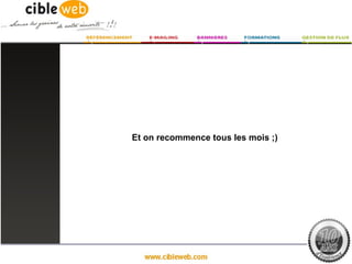 Et on recommence tous les mois ;)
 