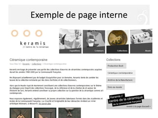 Exemple de page interne
 