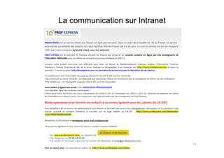 La communication sur Intranet
Conduite de projet 79
 