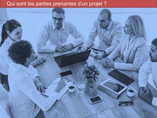 Qui sont les parties prenantes d’un projet ?
Conduite de projet 41
 