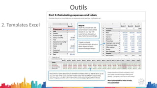 Outils
2. Templates Excel
 