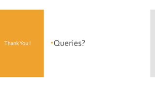 ThankYou ! Queries?
 